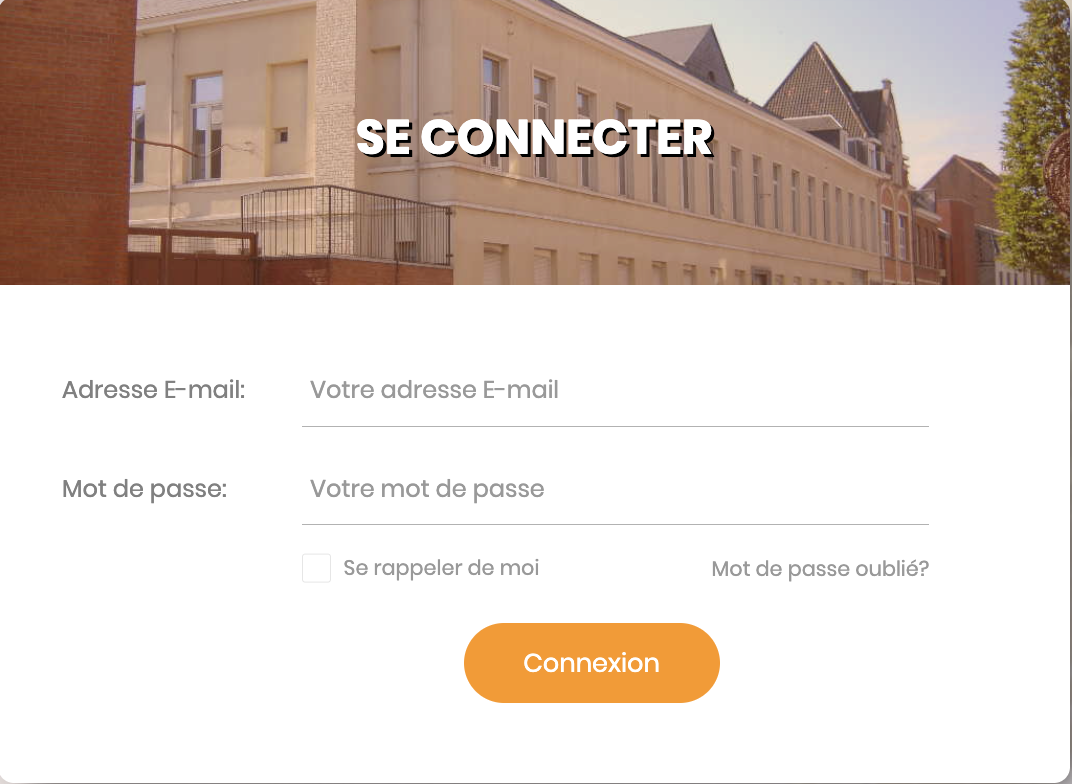 Formulaire connexion